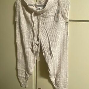 DKNY Cream Track Pants